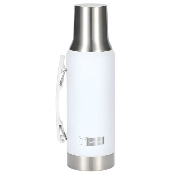 Stanley Classic Vacuum Bottle 1L – Matte White | Legendary Thermal Insulation for All-Day Hot & Cold Beverages White