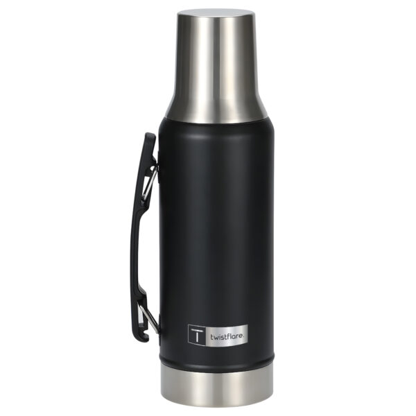 Stanley Classic Vacuum Bottle 1L – Matte Black | Legendary Thermal Insulation for All-Day Hot & Cold Beverages